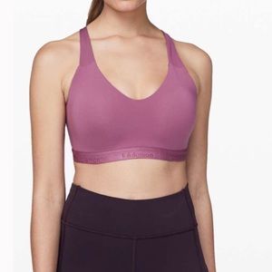 Lululemon NWT Up for It Bra Size 32C Vintage Plum